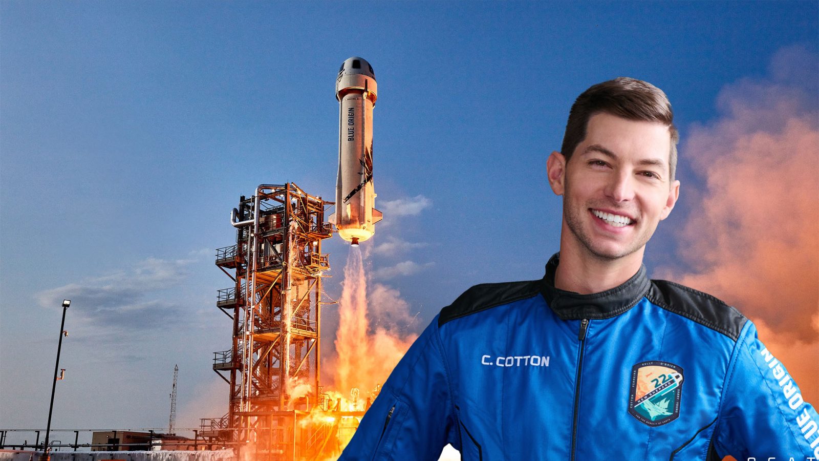 coby cotton blue origin launch